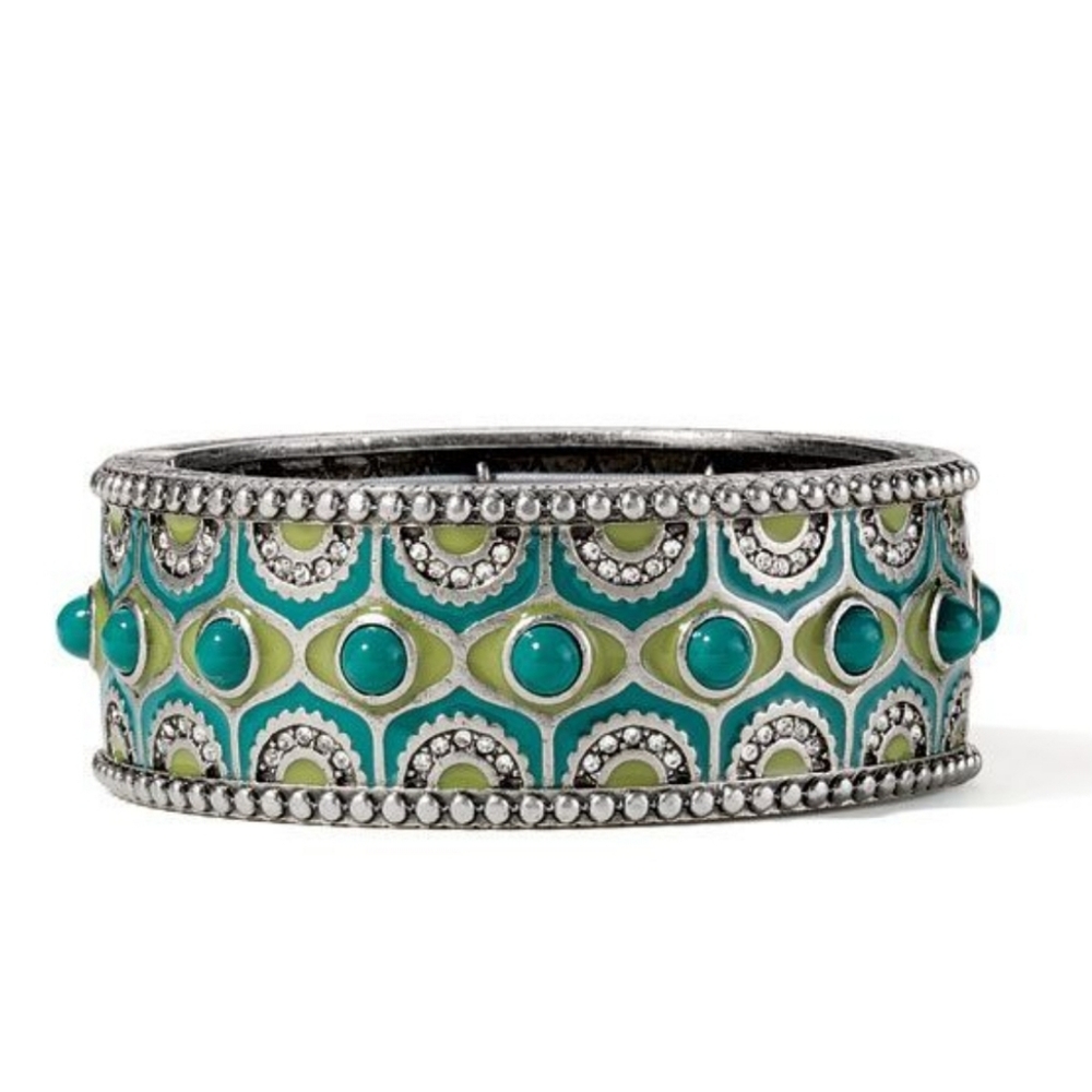 Lia Sophia Sari Teal Stretch Bracelet